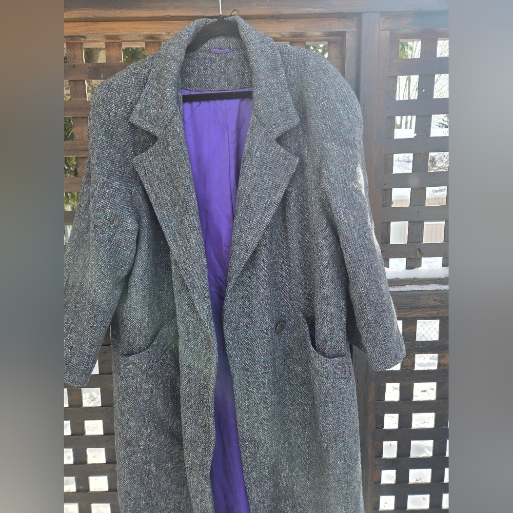 Vintage Irish Wool Overcoat - Picture 13 of 15